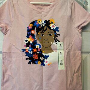 NWT Girls Pink Tee (M) 8